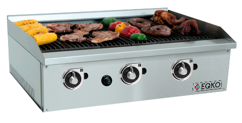 Parrilla a gas radiante/piedra de 90 cm - Anvil CN
