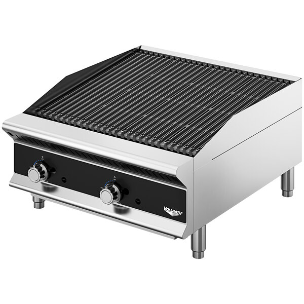Parrilla a gas de servicio mediano de 24" - Vollrath
