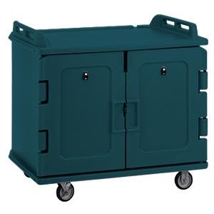 Carro bajo entrega alimentos  20 bandejas de 36 x 46 cm Azul pizarra - Cambro USA