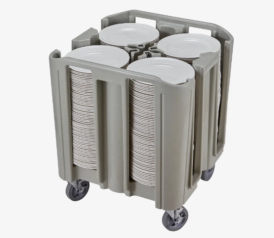 Carro compacto ajustable para platos  Serie S, color gris - Cambro China