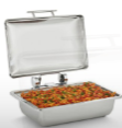 Samovar de inducción mirage,  tamaño completo  con tapa de acero inoxidable y bandeja para alimentos - Vollrath