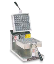 Wafflera 4 cuadrados con control electrónico y recubrimiento antiadherente - Gold Medal