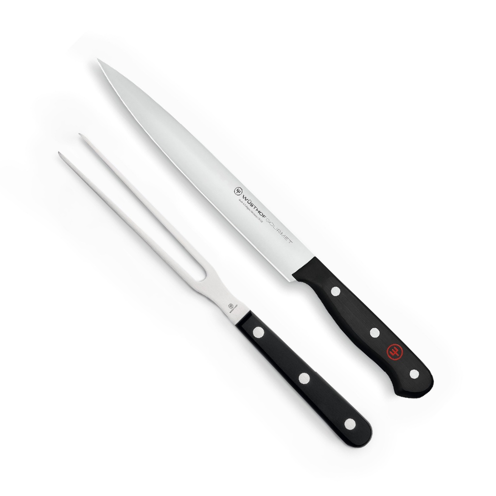 Set de 2 piezas para Trinchar - Cuchillo para Carne 20 cm & Tenedor 16 cm - Gourmet (Outlet) - Wusthof