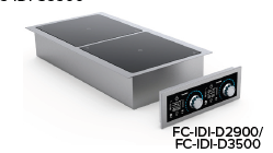 Estufa de inducción doble de empotrar 3500 W - Vollrath