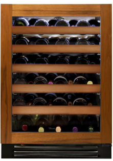 Vitrina para vinos con puerta de cristal 24" y bisagra a la izquierda - True Residential