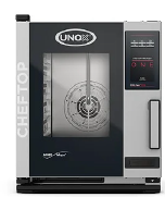 Horno combinado CHEFTOP MIND.Maps™ PLUS COMPACT ONE para 5 bandejas GN 2/3, Bisagra derecha-izquierda - Unox