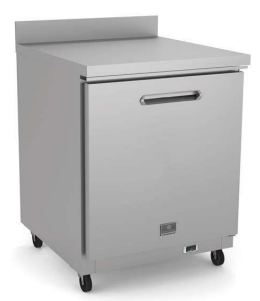 Mesa de trabajo congelada de 27" con gas refrigerante R290 - Kelvinator