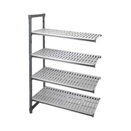 [CBA244872V4580-O] Unidad de adicion estacionaria Basics con 4 entrepaños ventilados, 122cm. x 61cm. x 183cm. (frente, fondo, alto) - Cambro
