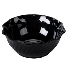 [SRB13CW110] Plato hondo remolino 13oz policarbonato negro - Cambro