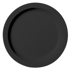 [9CWNR110] Plato policarbonato borde delgado 22.9cm negro - Cambro
