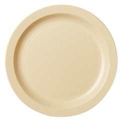 [9CWNR133] Plato policarbonato borde delgado 22.9cm beige - Cambro