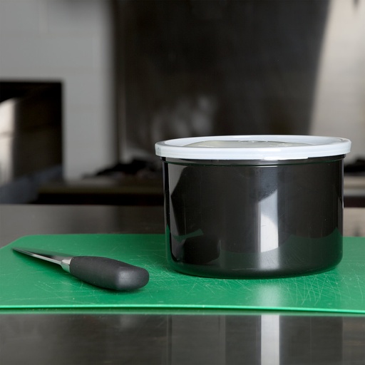 [CP15110] Tarro con tapa para almacenar alimentos 1.4lts - color negro - Cambro USA