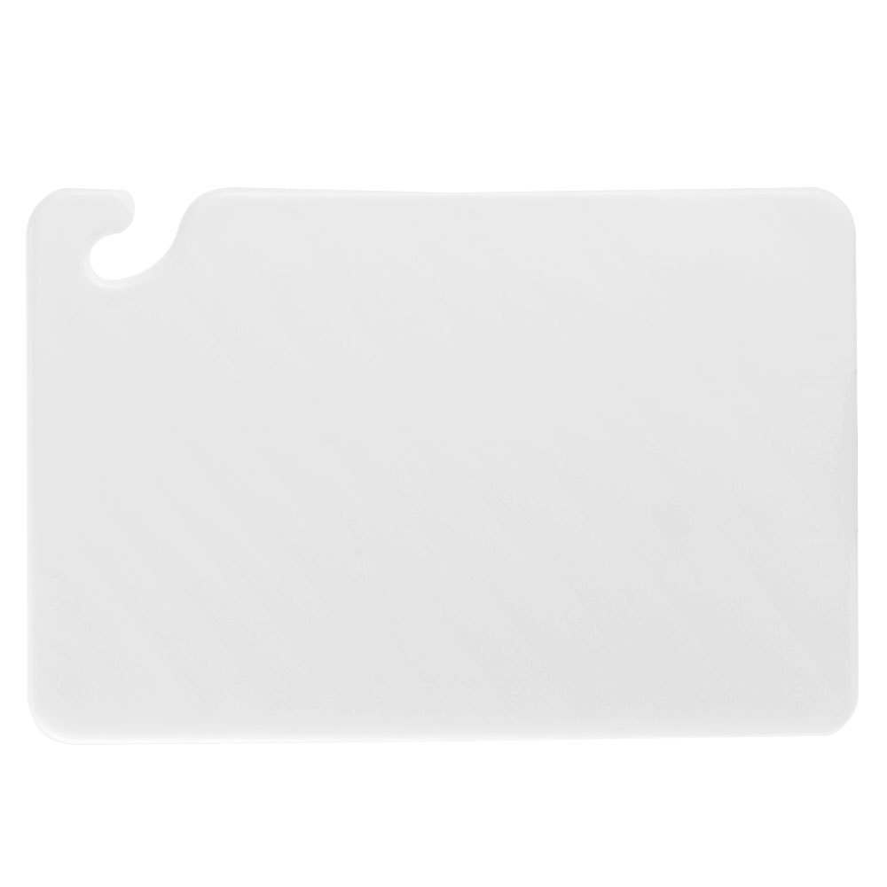 [CB121812WH] Tabla blanca corte 12&quot; x 18&quot; x 1/2&quot; gancho para colgar - San Jamar