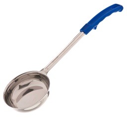 [5757480] Cuchara plana 8 oz para servir porciones mango azul - Browne