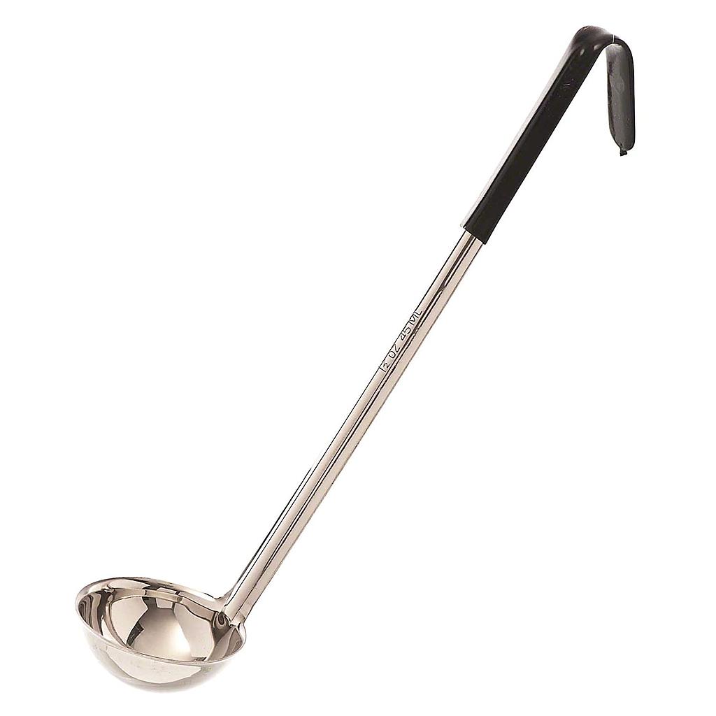 [994112BLK] Cucharón largo 1-1/2 oz con mango aislado - Browne