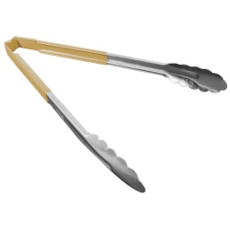 [4781260] Pinza utilitaria mango beige antimicrobial 30.5 cm inox - Vollrath