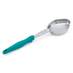 [6412655] Cucharon porcionar ovalado 6 oz inox mango verde - Vollrath