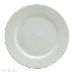 [F8010000163-O] Plato llano redondo porcelana 30 cm blanco brillante  - Oneida