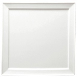 [F8010000162S-O] Plato cuadrado porcelana 29.7cm blanco brillante  - Oneida
