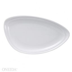 [R4700000347-O] Plato triangular porcelana fina 25 cm mood  - Oneida