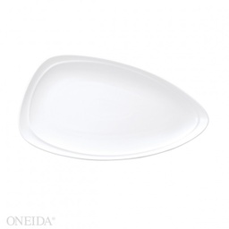 [R4700000371-O] Plato Triangular de Porcelana Fina, 33.0 cm Mood - Oneida