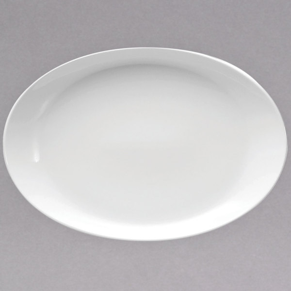 [R4570000387-O] Plato ovalado fine porcelain - Botticelli 38 cm - Oneida