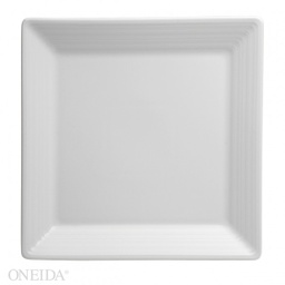 [R4570000147S-O] Plato cuadrado porcelana fina 25cm botticelli  - Oneida