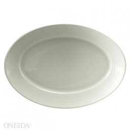[R4570000367-O] Plato ovalado porcelana fina 31.8 cm botticelli  - Oneida