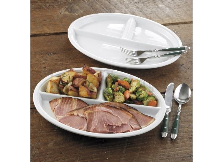 [57976-O] Plato 3 Compartimentos 25.4 cm Restaurant - Arcoroc