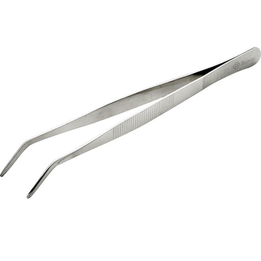 [57515] Pinza de precisión con punta curva 8" - Browne