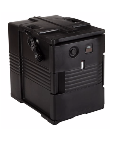 [UPCH400110] Contenedor isotérmico de carga frontal con puerta caliente color negro - Cambro USA
