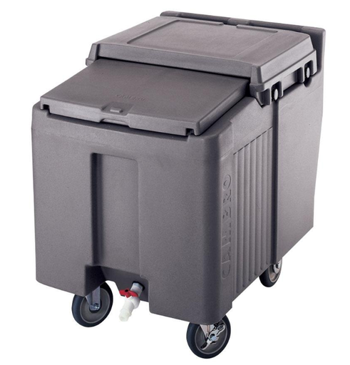 [ICS125L401] Carro para hielo con tapa deslizable57 kg / 125 lb, color azul pizarra - Cambro India