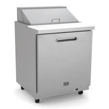 [738255] Mesa de preparacion refrigerada de 27" con 8 recipientes GN de 1/6 (KCHST27.8) - Kelvinator