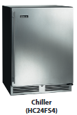 [HC24FS4 LH] Chiller de una puerta de 24" bisagra izquierda - Perlick