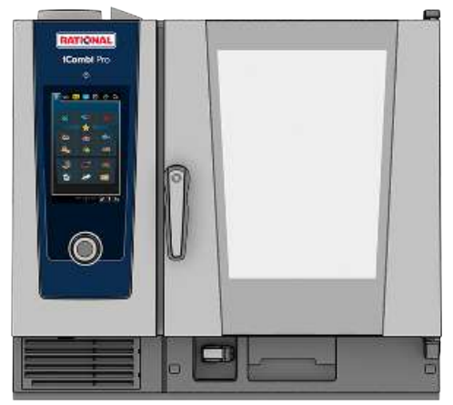 [CB1ERRA.0001469-KIT AMAZON] Horno iCombi Pro 6-1/1 eléctrico incluye bandejas y accesorios para instalación - Rational  
