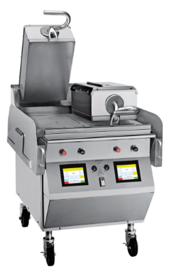 [L819] Parrilla de doble cara de dos platos con superficie de cocción inferior a gas / Placas superiores eléctricas 208 V / 60 Hz / 1 ph - Taylor Freezer